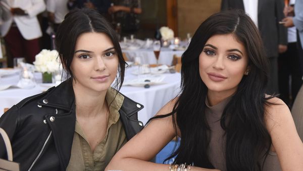 Kendall Jenner and sister Kylie Jenner, junior Kardashians who are pro work. Image: Getty.