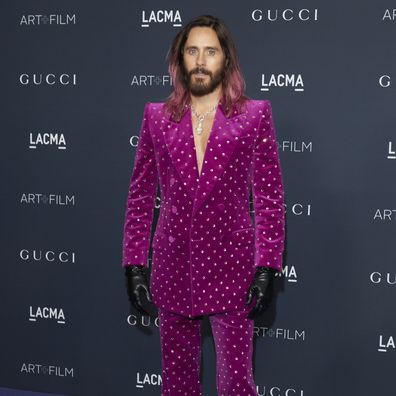 Jared Leto arrives at the LACMA Art+Film Gala on Saturday, Nov. 5, 2022, at the Los Angeles County Museum of Art in Los Angeles. (AP Photo/Allison Dinner)