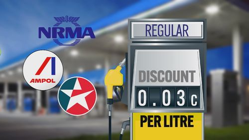 NRMA members can also receive exclusive discounts on petrol.