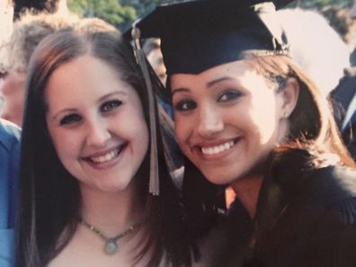 Lindsay Roth and Meghan Markle as uni students