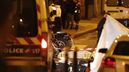 A knife-wielding assailant in the French capital of Paris killed one person and injured four in an Islamic State-linked terror attack. (Picture: AAP)