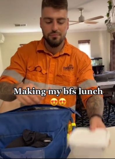 Woman divides internet for making boyfriend's lunch every day