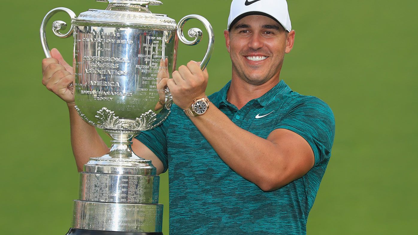 Koepka holds off Woods and Scott in thrilling US PGA