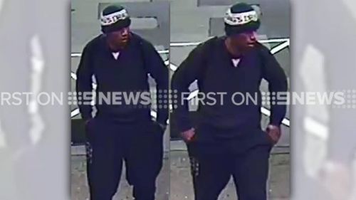 Police are hunting this man over the Hampton Park service station armed robbery. (9NEWS)