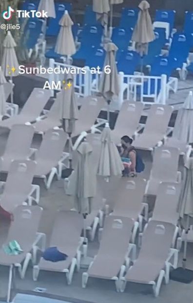 Spain sunbeds