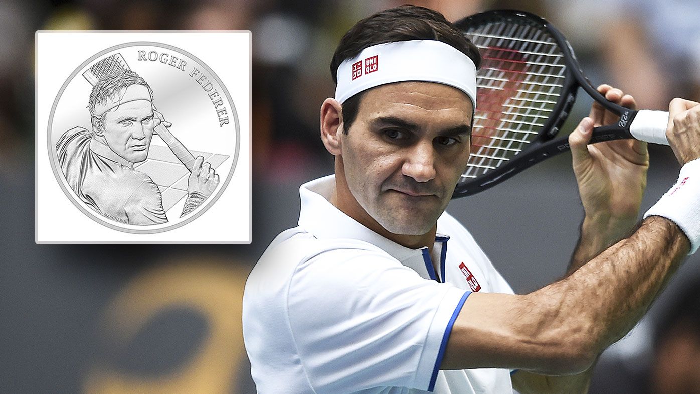Federer is now on a Swiss coin