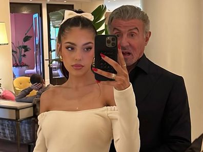 Sylvester Stallone and Sistine Stallone