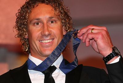 Priddis polled 26 votes to finish ahead of the ineligible Nat Fyfe.