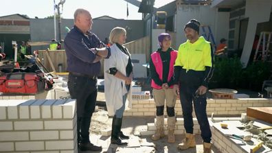 The Block: Scott Cam and Shelley Craft do final walk around inspections of the 2021 season. 