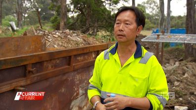 The NSW environmental watchdog and a local council have launched investigations into an apparent rubbish dump which suddenly appeared on a residential street in south-west Sydney.