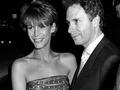 KOTA NEW YORK - 29 MEI: Jamie Lee Curtis dan Christopher Guest hadir "Sempurna" Tayang perdana pada 29 Mei 1985 di Teater Coronet di New York City. (Foto oleh Ron Galella/Koleksi Ron Galella melalui Getty Images)