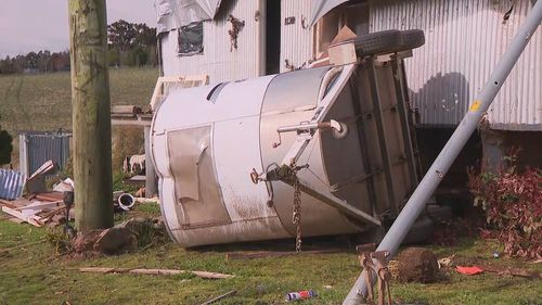 In Meadow Flat, north of Bathurst, Scott McKinnon's granny flat stood no chance when a tornado barreled through.