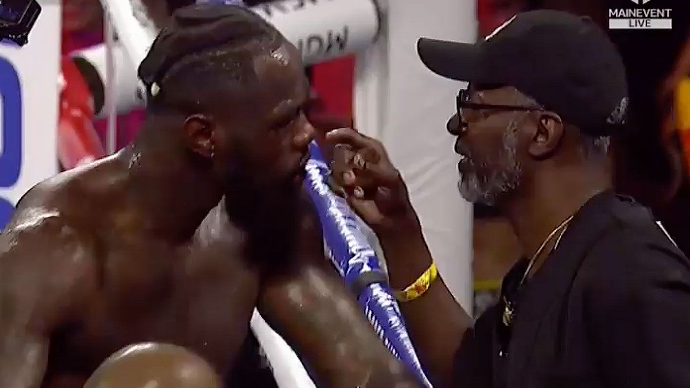 Deontay Wilder's head coach reveals he didn't throw in the towel