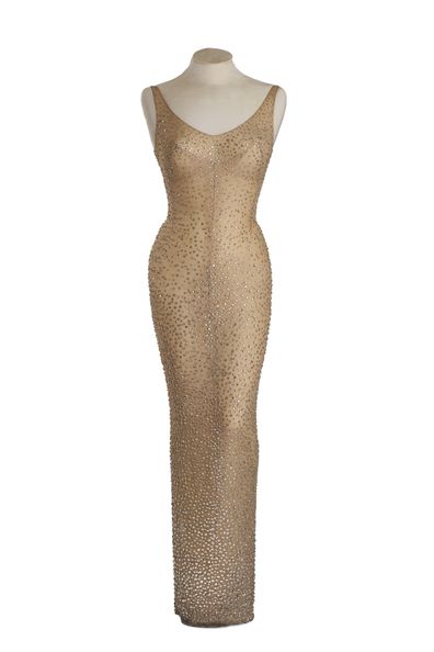 Marilyn Monroe's iconic 'Happy Birthday, Mr President' dress. 