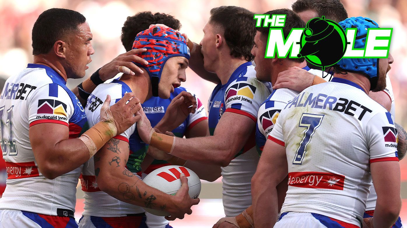 Kalyn Ponga pictured in action for the Newcastle Knights during the 2023 season
