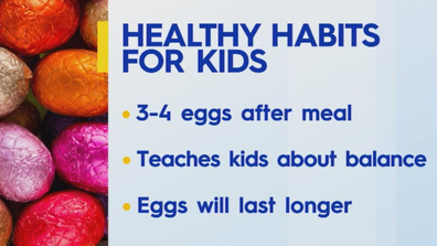 Easter eggs healthy amount for children