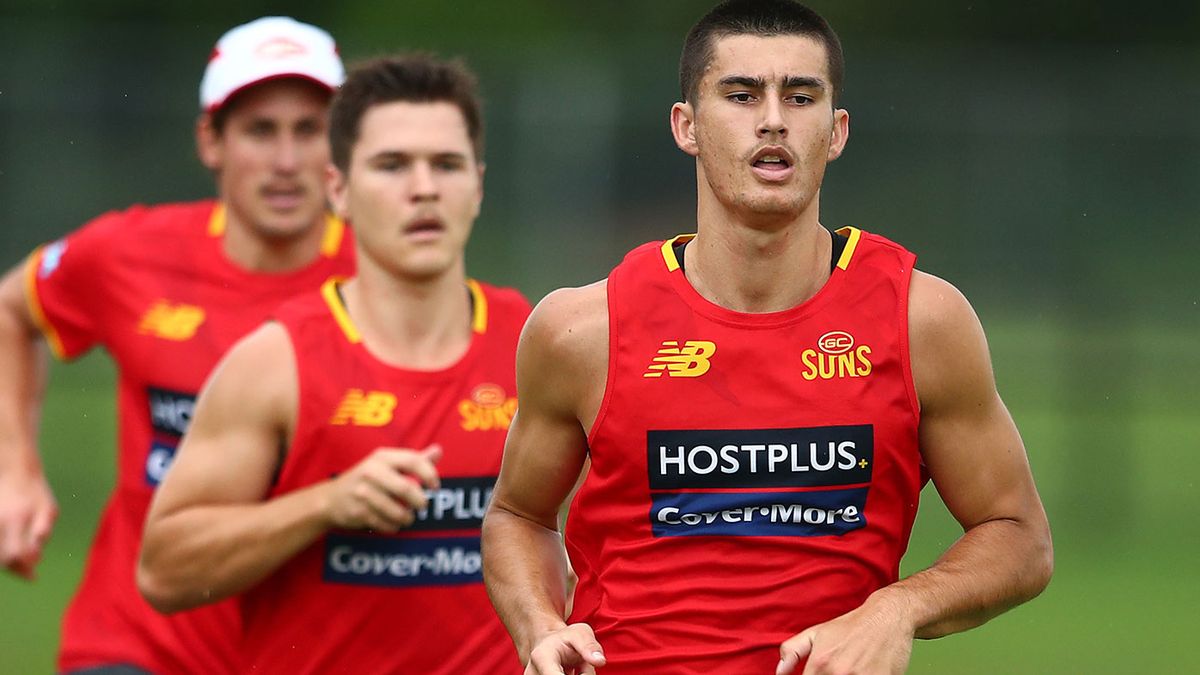 Gold Coast Suns youngster Rhys Nicholls fined and suspended for betting on  games