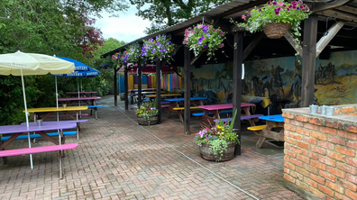 The Compass pub garden