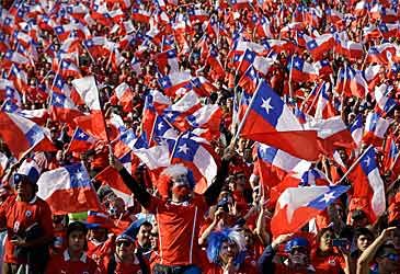 What is Chile's estimated population?
