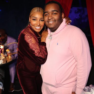 NeNe Leakes with son Brentt Leakes.