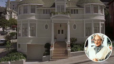 A look at the iconic San Francisco Victorian home that was used as the exterior in the Mrs Doubtfire film