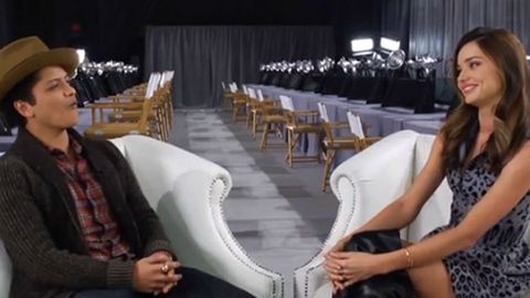 Backstage Banter: Miranda Kerr & Bruno Mars Share Secrets at Victoria's  Secret Fashion Show 2012 - Video Summarizer - Glarity