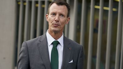 Denmark's Prince Joachim walks to work, at the Danish Embassy in Paris, France on Friday, September 18, 2020