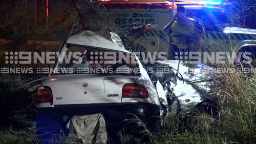 Police spotted the vehicle on the M1 Motorway at Tweed Heads before a pursuit began, but it was later called off because of the man's dangerous driving.