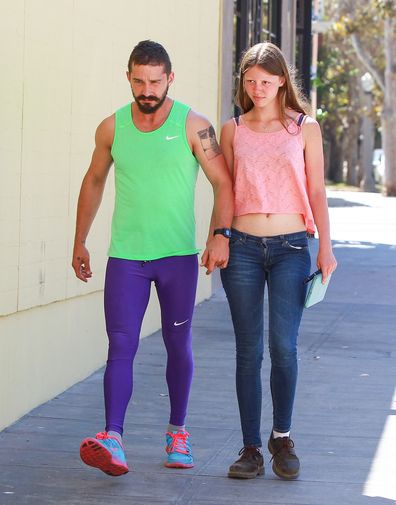 Mia Goth and Shia LeBeouf