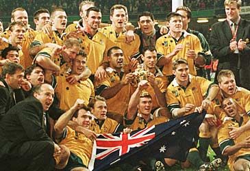 When did the Wallabies last win the Rugby World Cup?