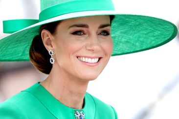 Catherine, Princess of Wales during Trooping the Colour on June 17, 2023 in London 