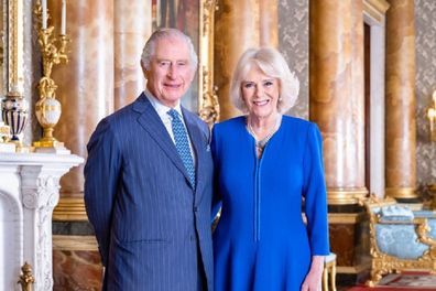 king charles and camilla official photo coronation