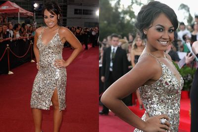 From the moment Jessica Mauboy stepped out on the ARIAs red carpet in 2008, she shone bright like a diamond... literally. <br/><br/>Bonus points for that Hollywood smile and Insta-worthy pose, Jess.