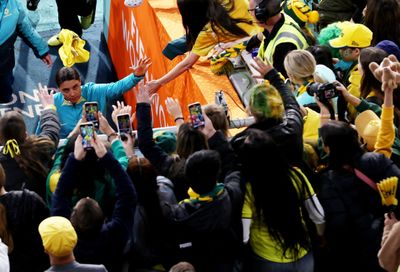 FIFA Women's World Cup: Matildas presented shirts by 23 girls named Matilda