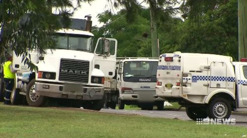 Solomon Shortland, 56, was killed after being hit by another truck at Kings Park in Sydney's north-west.