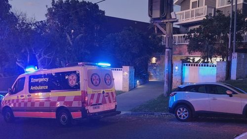 Five people have been rushed to hospital with burns after an ﻿outdoor firepit exploded on Sydney's northern beaches.
