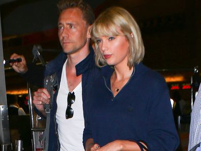 Taylor Swift and Tom Hiddleston at LAX on July 6, 2016 in Los Angeles, USA