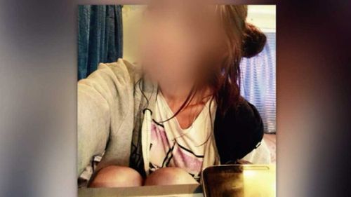 The 17-year-old woman was allegedly attacked by her ex-boyfriend.