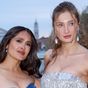 Salma Hayek and stepdaughter's matching sequin looks at gala