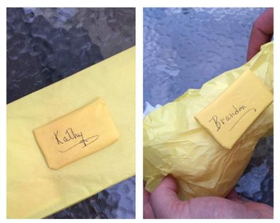 Couples wait nine years to open mystery wedding gift containing 'secret' to a happy marriage