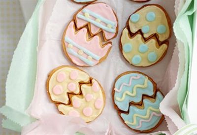 Easter puzzle biscuits