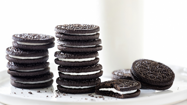 Oreo biscuits stock image