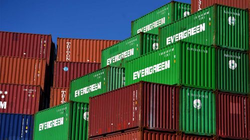 Shipping containers at Port Botany.