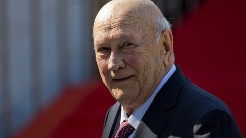 FW de Klerk, South Africa's last apartheid president, dies at 85