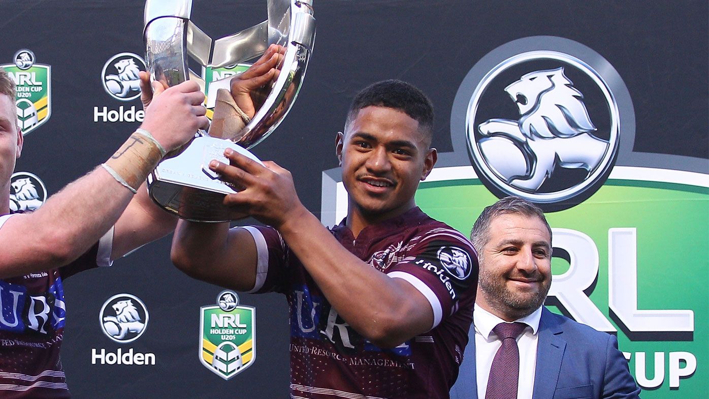 NRL: Manly rookie Manase Fainu charged with filming a sex act 