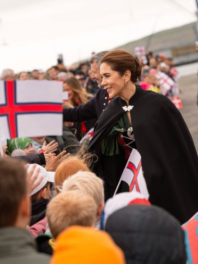 King Frederik and Queen Mary of Denmark on day one of their visit to Torshavn, the Faroe Islands, June 11, 2025.