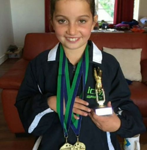 Kate, who loves gymnastics, was treated at the scene by paramedics and was put into an induced coma before being airlifted to The Children's Hospital at Westmead.

