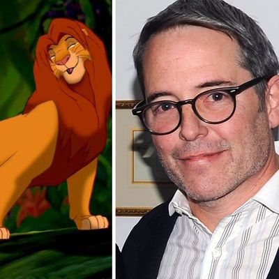 Matthew Broderick as Simba in The Lion King
