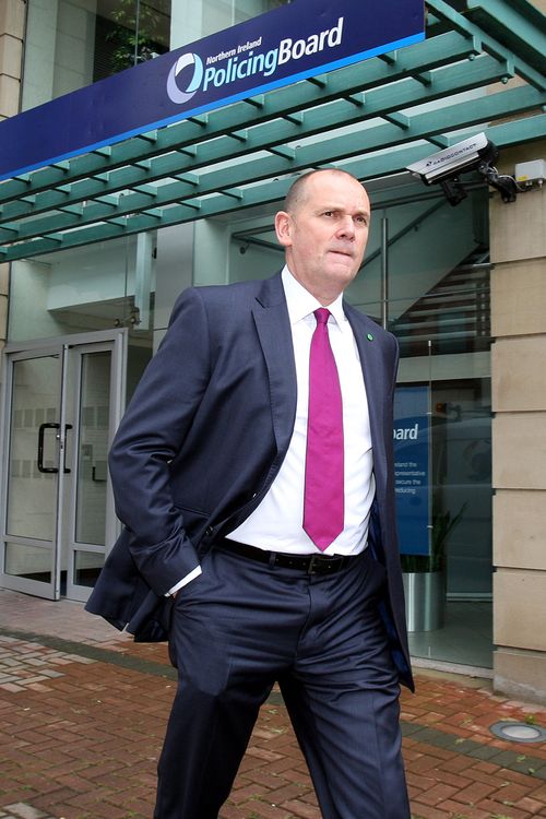 Jim Gamble, head of the Child Exploitation and Online Protection Centre, is pictured in 2009 leaving the policing board headquarters in Belfast