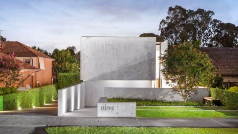 concrete box home for sale melbourne essendon six million domain